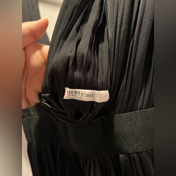 Tome Black Dress Classy Party Size XS new Without Tags - Picture 4 of 6